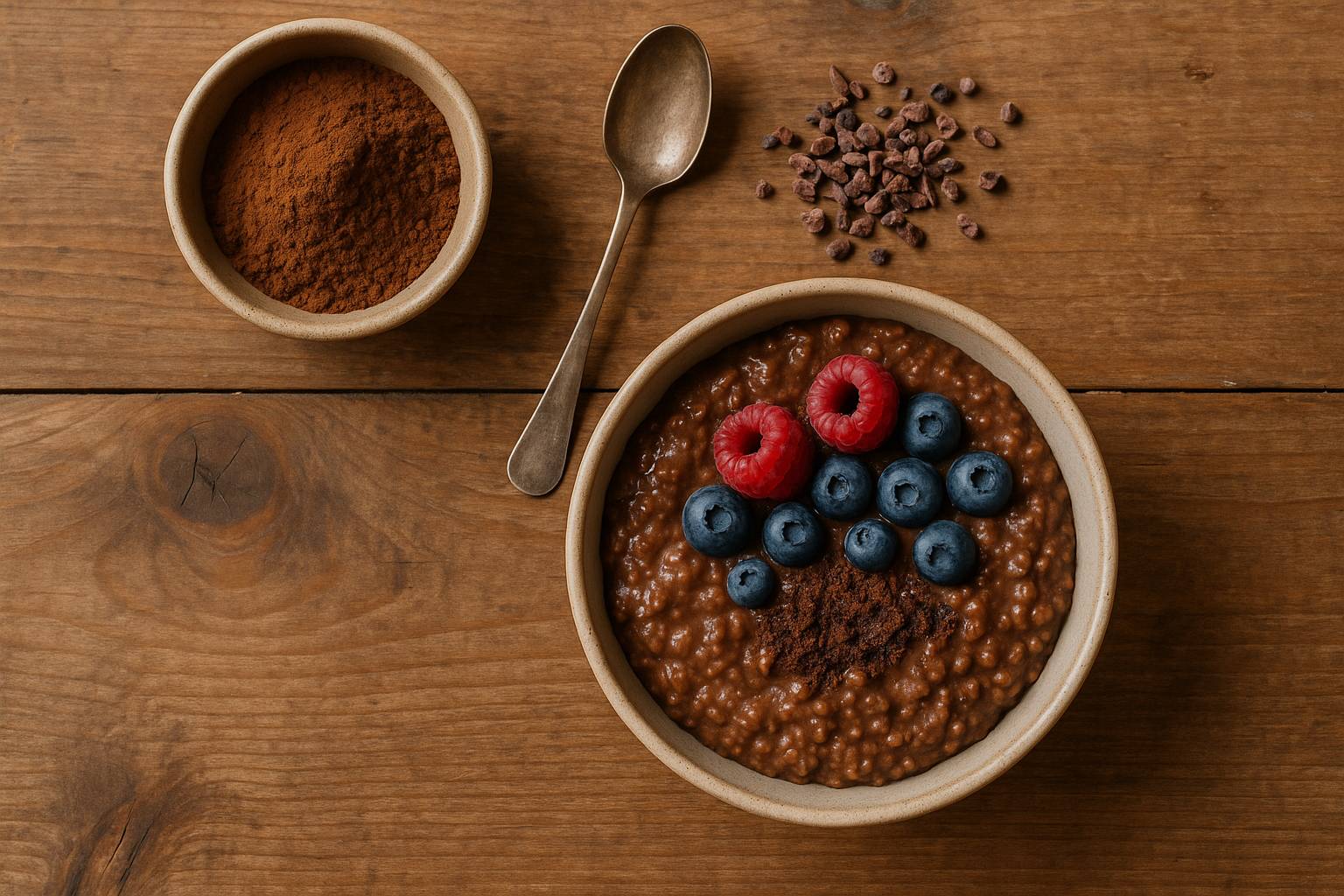 Beneficios del consumo moderado de cacao puro en polvo