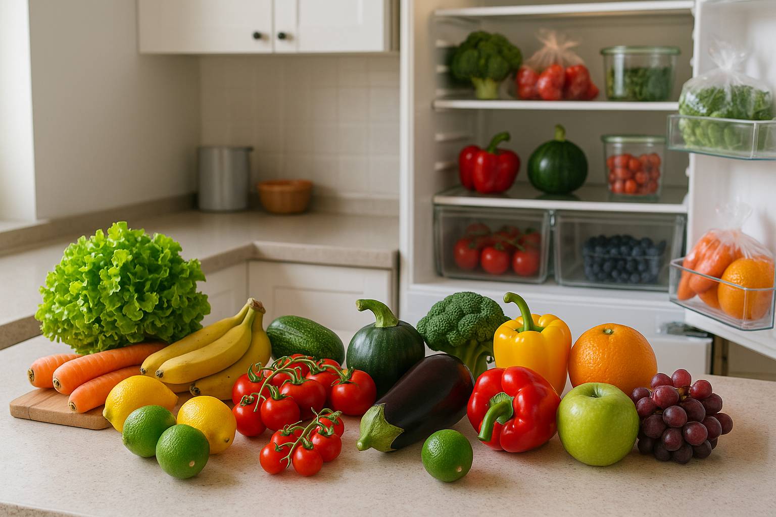 Cómo almacenar frutas y verduras para que duren más tiempo