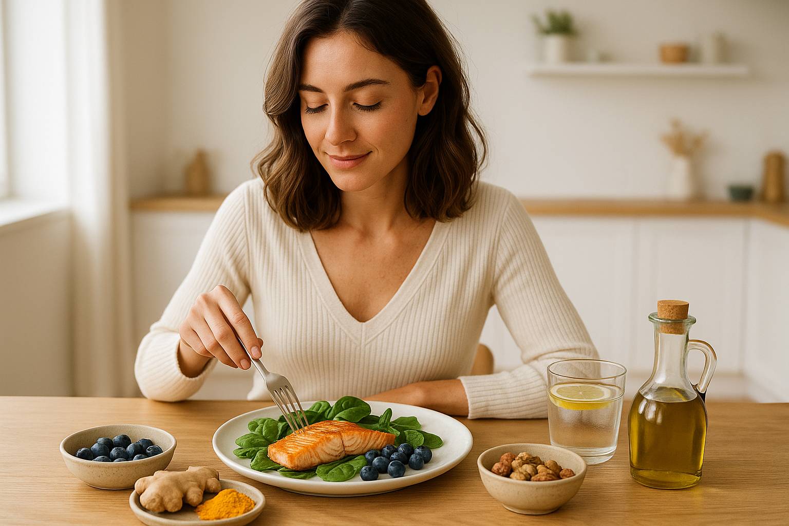 Cómo reducir la inflamación con cambios simples en tu dieta diaria