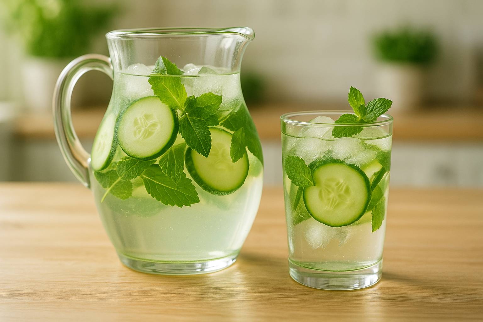 Por qué el agua de pepino es una opción refrescante con beneficios reales