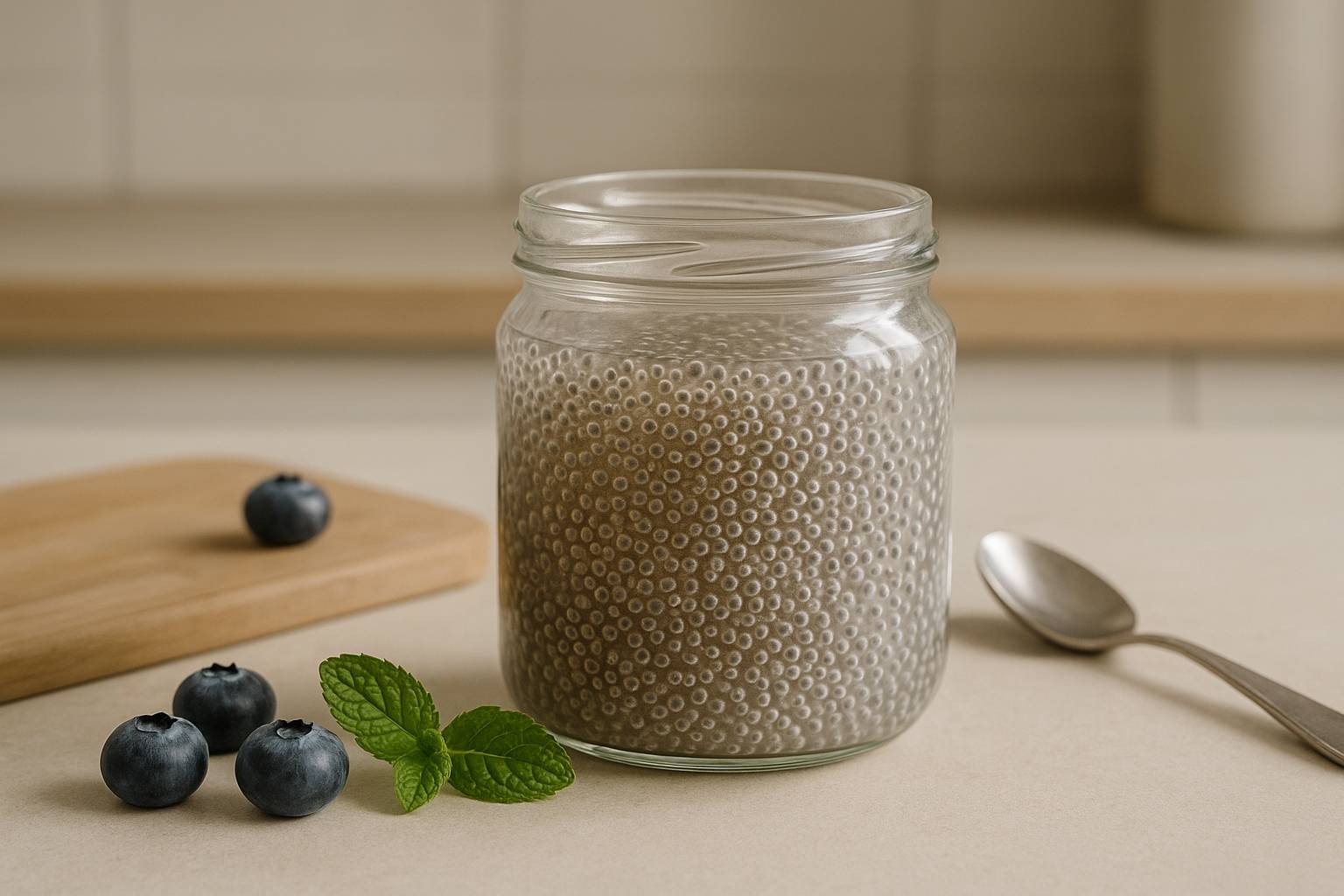 Propiedades de las semillas de chía remojadas durante toda la noche