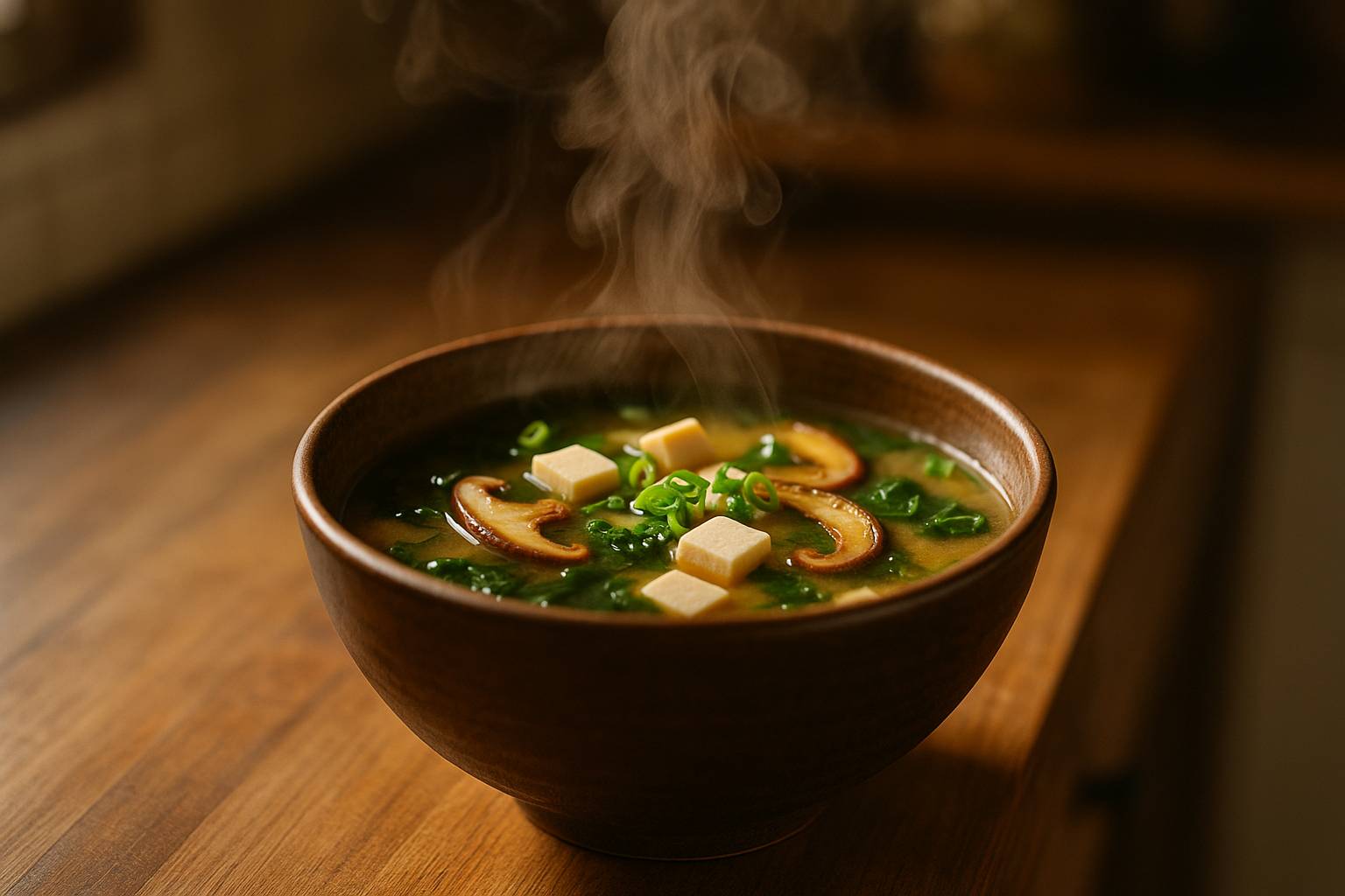 Sopa de miso casera para digestiones suaves y calor reconfortante