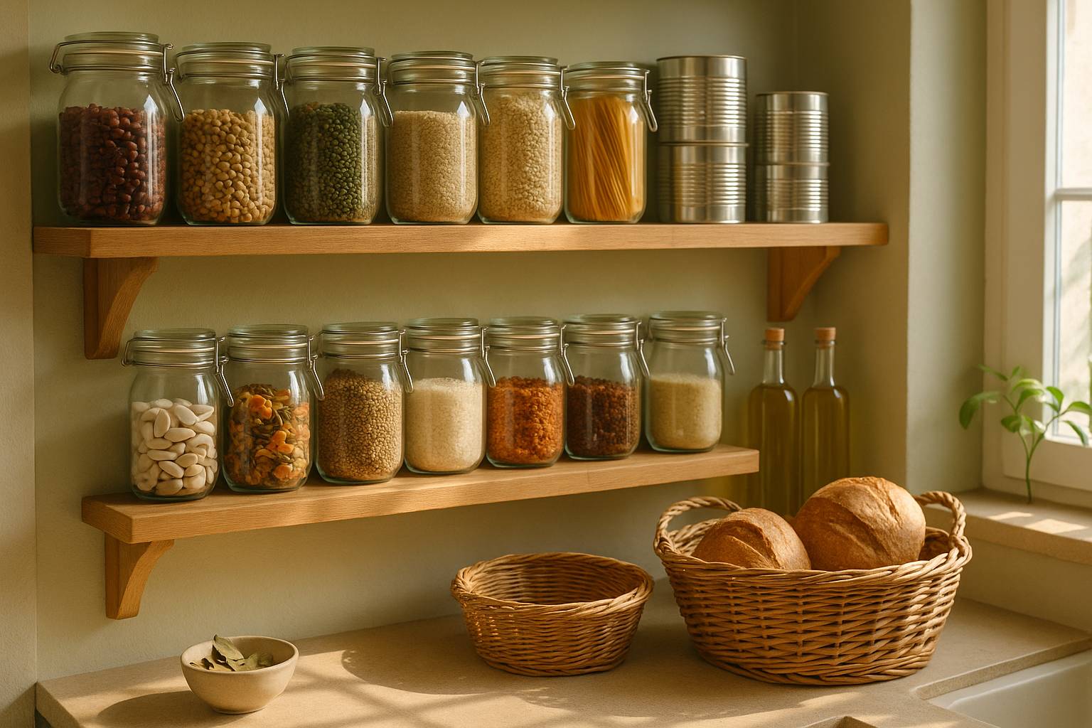 Trucos para organizar tu despensa saludable sin gastar de más